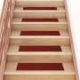 Felpudos autoadhesivos para escaleras, 15 unidades, 76 x 20 cm, color burdeos, rectangulares en Hogar | Comprar online en Foru.e
