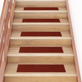 Felpudos autoadhesivos para escaleras, 15 unidades, 76 x 20 cm, color burdeos, rectangulares en Hogar | Comprar online en Foru.e