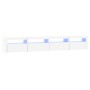 Mueble de TV con luces LED blanco 240x35x40 cm de vidaXL, Muebles TV - Ref: Foro24-3152762, Precio: 189,00 €, Descuento: %