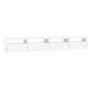 Mueble de TV con luces LED blanco 240x35x40 cm de vidaXL, Muebles TV - Ref: Foro24-3152762, Precio: 189,00 €, Descuento: %