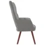 Sillón de relax de terciopelo gris claro de vidaXL, Sillones - Ref: Foro24-328051, Precio: 112,86 €, Descuento: %