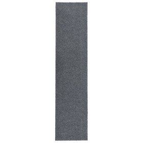 Alfombra de pasillo atrapa suciedad 100x450 cm gris en Alfombras | Comprar online en Foru.es
