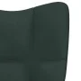 Sillón de relax de terciopelo verde oscuro de vidaXL, Sillones - Ref: Foro24-328053, Precio: 98,76 €, Descuento: %