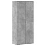 Mueble zapatero contrachapada gris hormigón 80x39x178 cm en Zapateros y organizadores de calzado | Comprar online en Foru.es