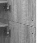 Mueble zapatero madera de ingeniería gris Sonoma 80x39x178 cm en Zapateros y organizadores de calzado | Comprar online en Foru.e