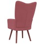 Sillón de relax de terciopelo rosa de vidaXL, Sillones - Ref: Foro24-328055, Precio: 124,71 €, Descuento: %