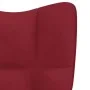 Sillón de relax de terciopelo rojo vino tinto de vidaXL, Sillones - Ref: Foro24-328056, Precio: 128,03 €, Descuento: %