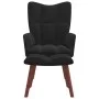 Entspannungssessel mit schwarzem Samthocker von vidaXL, Sessel - Ref: Foro24-328068, Preis: 120,99 €, Rabatt: %