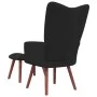 Entspannungssessel mit schwarzem Samthocker von vidaXL, Sessel - Ref: Foro24-328068, Preis: 120,99 €, Rabatt: %