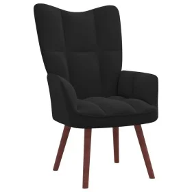 Sillón de relax de terciopelo negro de vidaXL, Sillones - Ref: Foro24-328057, Precio: 112,01 €, Descuento: %