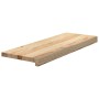 Peldaños de escalera 4 uds madera maciza 70x30x2 cm en Hogar | Comprar online en Foru.es