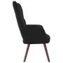 Black velvet recliner by vidaXL, Armchairs - Ref: Foro24-328057, Price: 112,01 €, Discount: %