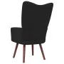 Black velvet recliner by vidaXL, Armchairs - Ref: Foro24-328057, Price: 112,01 €, Discount: %