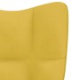 Sillón de relax de terciopelo amarillo mostaza de vidaXL, Sillones - Ref: Foro24-328058, Precio: 97,42 €, Descuento: %