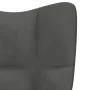 Relaxation armchair with dark gray velvet stool by vidaXL, Armchairs - Ref: Foro24-328063, Price: 125,56 €, Discount: %