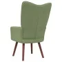Sillón de relax de terciopelo verde claro de vidaXL, Sillones - Ref: Foro24-328054, Precio: 153,02 €, Descuento: %