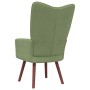 Sillón de relax de terciopelo verde claro de vidaXL, Sillones - Ref: Foro24-328054, Precio: 101,83 €, Descuento: %