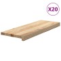 Peldaños escalera 20 uds sin tratar 70x25x2 cm en Hogar | Comprar online en Foru.es