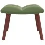 Relaxation armchair with light green velvet stool by vidaXL, Armchairs - Ref: Foro24-328065, Price: 125,59 €, Discount: %