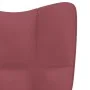 Sillón de relax con taburete terciopelo rosa de vidaXL, Sillones - Ref: Foro24-328066, Precio: 164,64 €, Descuento: %