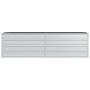 Arriate de acero galvanizado plateado 160x40x45 cm de vidaXL, Maceteros y jardineras - Ref: Foro24-316895, Precio: 43,52 €, D...