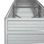 Arriate de acero galvanizado plateado 160x40x45 cm de vidaXL, Maceteros y jardineras - Ref: Foro24-316895, Precio: 43,52 €, D...