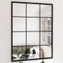 Espejo de pared metal negro 80x60 cm de vidaXL, Espejos - Ref: Foro24-342207, Precio: 74,12 €, Descuento: %