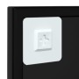 Espejo de pared metal negro 60x60 cm de vidaXL, Espejos - Ref: Foro24-342206, Precio: 64,48 €, Descuento: %