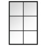 Espejo de pared metal negro 60x40 cm de vidaXL, Espejos - Ref: Foro24-342205, Precio: 50,05 €, Descuento: %
