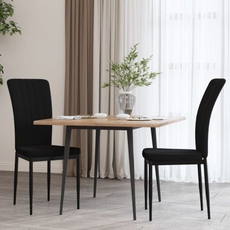 Sillas de comedor 2 unidades terciopelo negro de vidaXL, Sillas de comedor - Ref: Foro24-326099, Precio: 86,16 €, Descuento: %