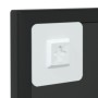Espejo de pared metal negro 60x40 cm de vidaXL, Espejos - Ref: Foro24-342205, Precio: 50,05 €, Descuento: %
