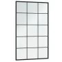 Black metal wall mirror 100x60 cm by vidaXL, Mirrors - Ref: Foro24-342209, Price: 83,57 €, Discount: %