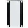 Black metal wall mirror 100x60 cm by vidaXL, Mirrors - Ref: Foro24-342209, Price: 83,57 €, Discount: %