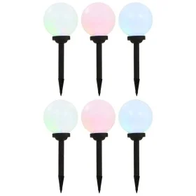 Lámparas solares esféricas de exterior 6 uds LED RGB 20 cm de vidaXL, Iluminación de exterior - Ref: Foro24-277126, Precio: 9...