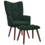 Entspannungssessel mit dunkelgrünem Samthocker von vidaXL, Sessel - Ref: Foro24-328064, Preis: 136,69 €, Rabatt: %