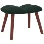 Entspannungssessel mit dunkelgrünem Samthocker von vidaXL, Sessel - Ref: Foro24-328064, Preis: 136,69 €, Rabatt: %