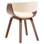 Sillas de comedor 6 uds madera curvada y cuero sintético crema de vidaXL, Sillas de comedor - Ref: Foro24-278726, Precio: 1,0...