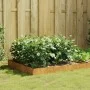 Jardinera acero corten 100x100x26 cm de vidaXL, Maceteros y jardineras - Ref: Foro24-824514, Precio: 44,55 €, Descuento: %