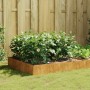 Jardinera acero corten 100x100x33,5 cm de vidaXL, Maceteros y jardineras - Ref: Foro24-824515, Precio: 55,68 €, Descuento: %