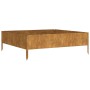 Jardinera acero corten 100x100x33,5 cm de vidaXL, Maceteros y jardineras - Ref: Foro24-824515, Precio: 55,68 €, Descuento: %