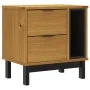 Mesita de noche FLAM madera maciza de pino 49x35x50 cm de vidaXL, Mesitas de noche - Ref: Foro24-357813, Precio: 74,57 €, Des...