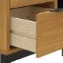 Mesita de noche FLAM madera maciza de pino 49x35x50 cm de vidaXL, Mesitas de noche - Ref: Foro24-357813, Precio: 74,57 €, Des...