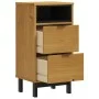 Mesita de noche FLAM madera maciza de pino 40x35x80 cm de vidaXL, Mesitas de noche - Ref: Foro24-357814, Precio: 86,79 €, Des...