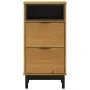 Mesita de noche FLAM madera maciza de pino 40x35x80 cm de vidaXL, Mesitas de noche - Ref: Foro24-357814, Precio: 86,79 €, Des...
