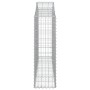 Cestas de gaviones 4 uds forma de arco hierro 200x30x100/120 cm de vidaXL, Maceteros y jardineras - Ref: Foro24-3145432, Prec...