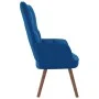 Blauer Samt-Entspannungssessel von vidaXL, Sessel - Ref: Foro24-328061, Preis: 111,73 €, Rabatt: %