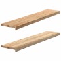 Peldaños escalera 2 uds sin tratar 120x25x2 cm en Hogar | Comprar online en Foru.es