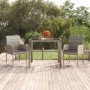 Sillas de jardín con cojines 2 unidades ratán sintético gris de vidaXL, Sillas de jardín - Ref: Foro24-319886, Precio: 89,38 ...