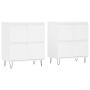 Aparadores 2 uds madera contrachapada blanco de vidaXL, Aparadores - Ref: Foro24-3190173, Precio: 127,15 €, Descuento: %