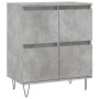 Aparadores 2 uds madera contrachapada gris hormigón de vidaXL, Aparadores - Ref: Foro24-3190177, Precio: 123,02 €, Descuento: %